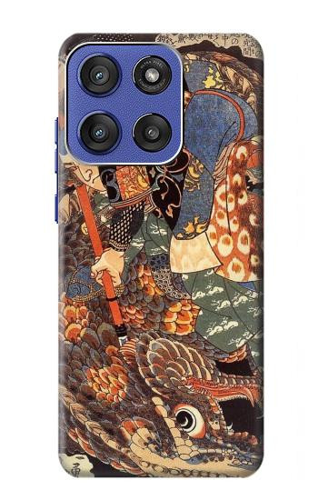 S0914 Ronin Miyamoto Musashi Etui Coque Housse pour Motorola Moto G Stylus 5G (2025,2026), Edge 60 Stylus