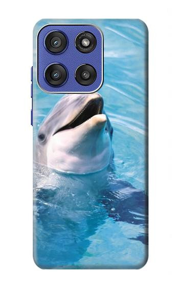 S1291 Les Dauphins en Mer Etui Coque Housse pour Motorola Moto G Stylus 5G (2025,2026), Edge 60 Stylus