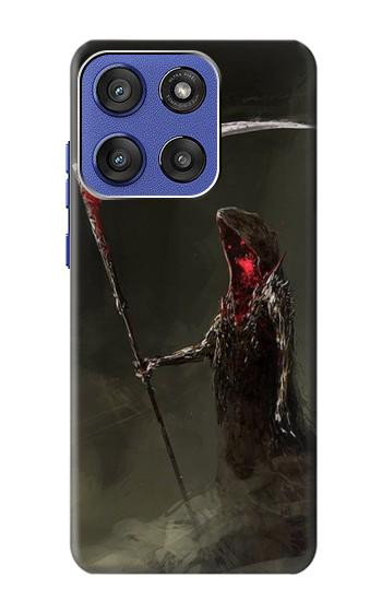S1319 Mort Scythe Faucheuse Etui Coque Housse pour Motorola Moto G Stylus 5G (2025,2026), Edge 60 Stylus