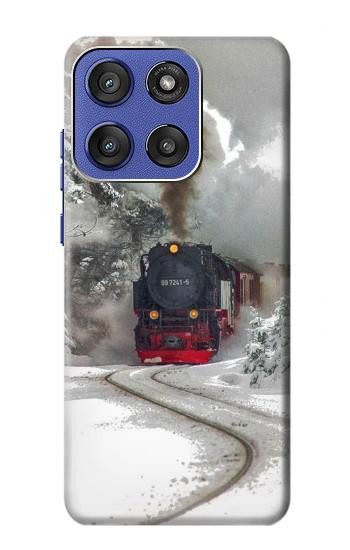 S1509 Train à vapeur Etui Coque Housse pour Motorola Moto G Stylus 5G (2025), Edge 60 Stylus