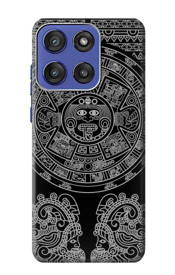 S1838 Motif maya Etui Coque Housse pour Motorola Moto G Stylus 5G (2025), Edge 60 Stylus