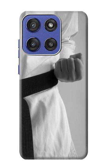 S1931 Noir Ceinture de karaté Etui Coque Housse pour Motorola Moto G Stylus 5G (2025), Edge 60 Stylus