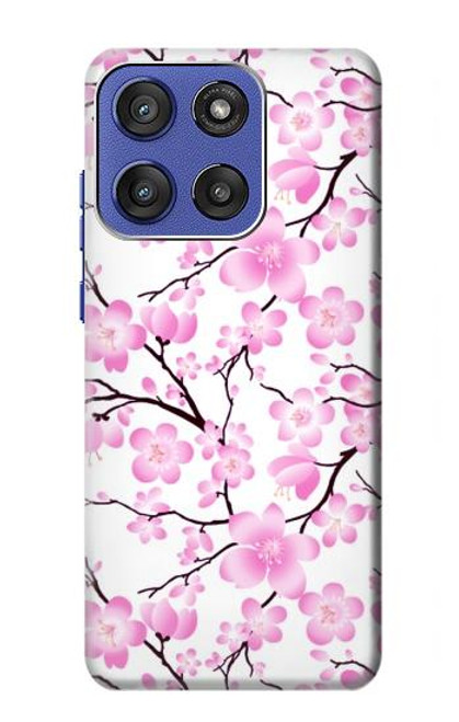 S1972 Sakura fleur de Cerisiers Etui Coque Housse pour Motorola Moto G Stylus 5G (2025), Edge 60 Stylus