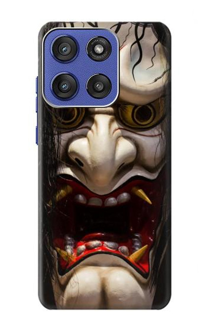 S2112 Hannya Démon Masque Etui Coque Housse pour Motorola Moto G Stylus 5G (2025), Edge 60 Stylus
