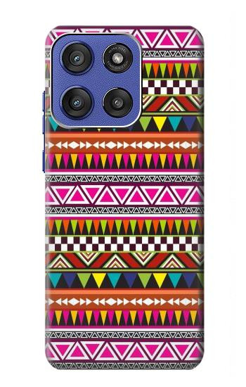 S2292 Motif tribal aztèque Etui Coque Housse pour Motorola Moto G Stylus 5G (2025,2026), Edge 60 Stylus