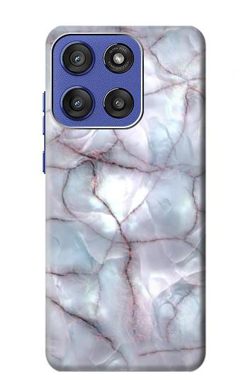 S2316 Bleu foncé Marbre Texture graphique Imprimer Etui Coque Housse pour Motorola Moto G Stylus 5G (2025,2026), Edge 60 Stylus