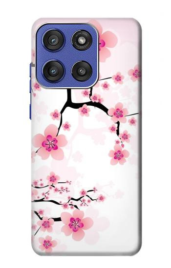 S2359 Fleur de prunier Etui Coque Housse pour Motorola Moto G Stylus 5G (2025,2026), Edge 60 Stylus