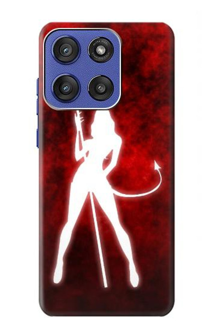S2455 Sexy Fille du Diable Etui Coque Housse pour Motorola Moto G Stylus 5G (2025), Edge 60 Stylus