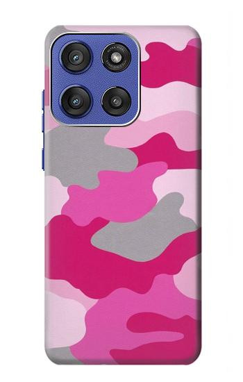 S2525 Rose Camo camouflage Etui Coque Housse pour Motorola Moto G Stylus 5G (2025,2026), Edge 60 Stylus