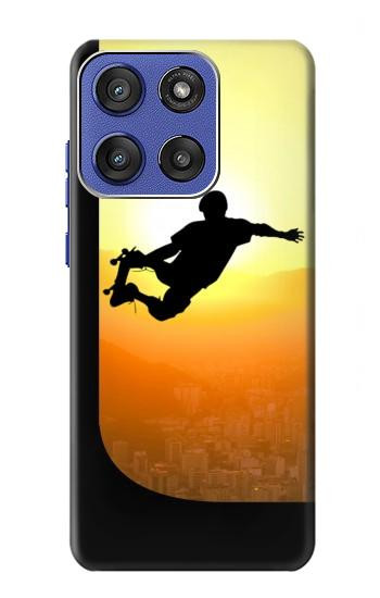 S2676 Extreme Skate-board Coucher de soleil Etui Coque Housse pour Motorola Moto G Stylus 5G (2025,2026), Edge 60 Stylus