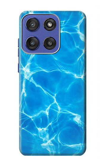 S2788 Bleu Piscine d'eau Etui Coque Housse pour Motorola Moto G Stylus 5G (2025,2026), Edge 60 Stylus