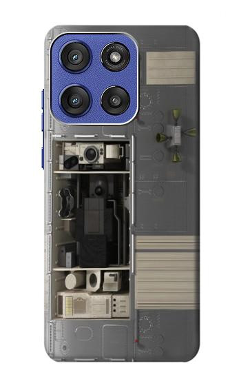 S2814 Vaisseau spatial Apollo Etui Coque Housse pour Motorola Moto G Stylus 5G (2025,2026), Edge 60 Stylus