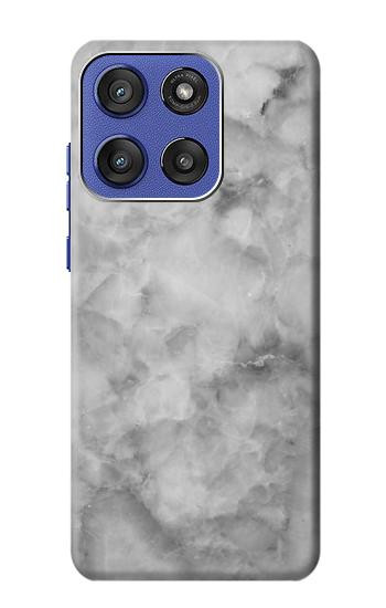 S2845 Texture en marbre gris Etui Coque Housse pour Motorola Moto G Stylus 5G (2025,2026), Edge 60 Stylus