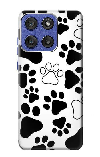 S2904 Chien d'impression de patte Etui Coque Housse pour Motorola Moto G Stylus 5G (2025,2026), Edge 60 Stylus