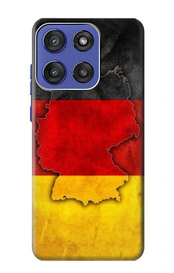 S2935 Allemagne Drapeau Carte Etui Coque Housse pour Motorola Moto G Stylus 5G (2025,2026), Edge 60 Stylus