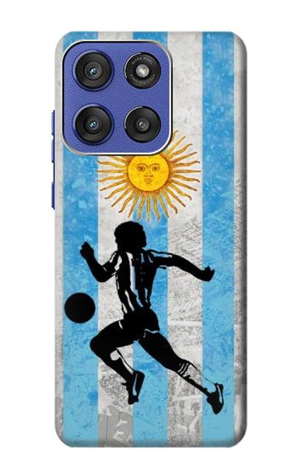 S2977 Argentine Football Football Etui Coque Housse pour Motorola Moto G Stylus 5G (2025), Edge 60 Stylus