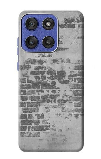 S3093 Vieux mur de briques Etui Coque Housse pour Motorola Moto G Stylus 5G (2025,2026), Edge 60 Stylus