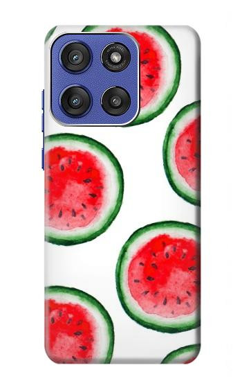 S3236 Motif melon d'eau Etui Coque Housse pour Motorola Moto G Stylus 5G (2025,2026), Edge 60 Stylus