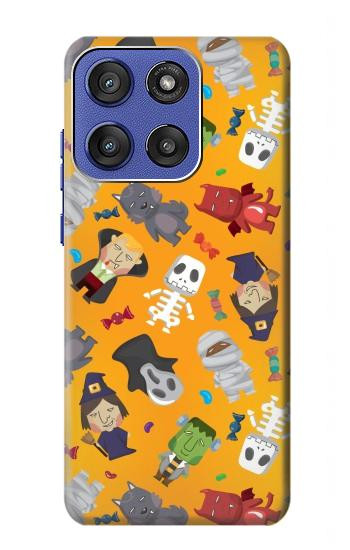 S3275 Mignon Halloween Motif Dessin animé Etui Coque Housse pour Motorola Moto G Stylus 5G (2025,2026), Edge 60 Stylus