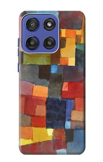S3341 Paul Klee Raumarchitekturen Etui Coque Housse pour Motorola Moto G Stylus 5G (2025,2026), Edge 60 Stylus