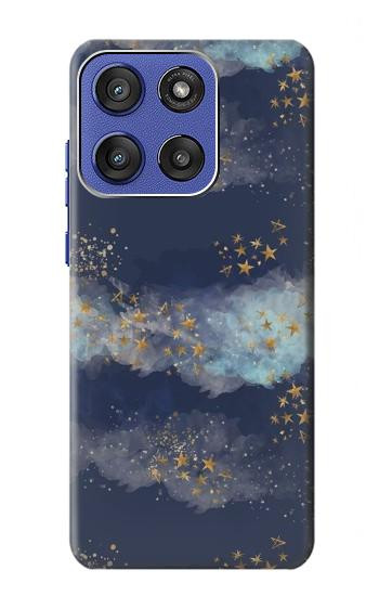 S3364 Ou Ciel Étoile Etui Coque Housse pour Motorola Moto G Stylus 5G (2025,2026), Edge 60 Stylus