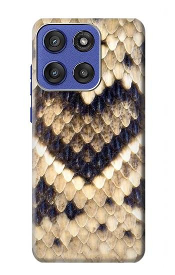 S3417 Diamant Rattle Serpent graphique Imprimer Etui Coque Housse pour Motorola Moto G Stylus 5G (2025,2026), Edge 60 Stylus