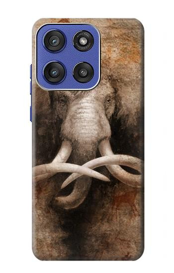 S3427 Mammoth Ancient Art la Grotte Etui Coque Housse pour Motorola Moto G Stylus 5G (2025,2026), Edge 60 Stylus