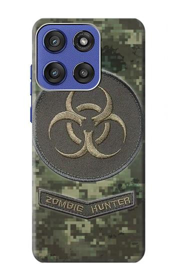 S3468 Biohazard Zombie Hunter Graphic Etui Coque Housse pour Motorola Moto G Stylus 5G (2025,2026), Edge 60 Stylus