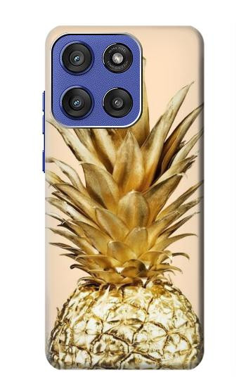 S3490 ananas or Etui Coque Housse pour Motorola Moto G Stylus 5G (2025,2026), Edge 60 Stylus