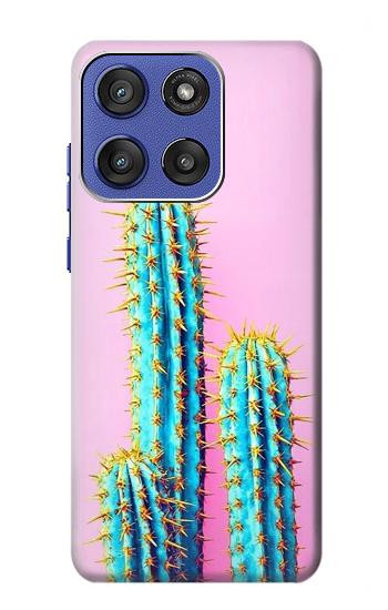 S3673 Cactus Etui Coque Housse pour Motorola Moto G Stylus 5G (2025,2026), Edge 60 Stylus
