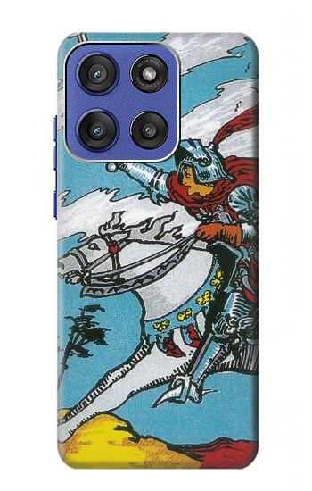 S3731 Carte de tarot chevalier des épées Etui Coque Housse pour Motorola Moto G Stylus 5G (2025,2026), Edge 60 Stylus