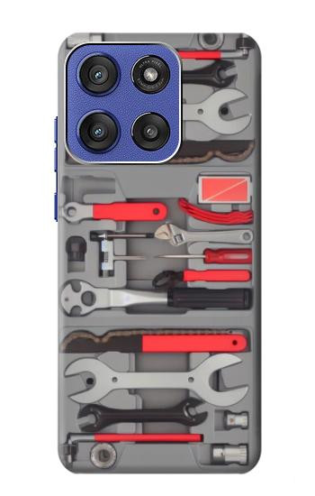 S3921 Outil de réparation de vélo Peinture graphique Etui Coque Housse pour Motorola Moto G Stylus 5G (2025,2026), Edge 60 Stylus