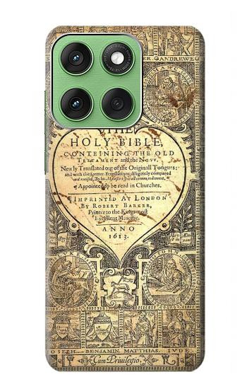 S0330 Bible Etui Coque Housse pour Motorola Edge 60