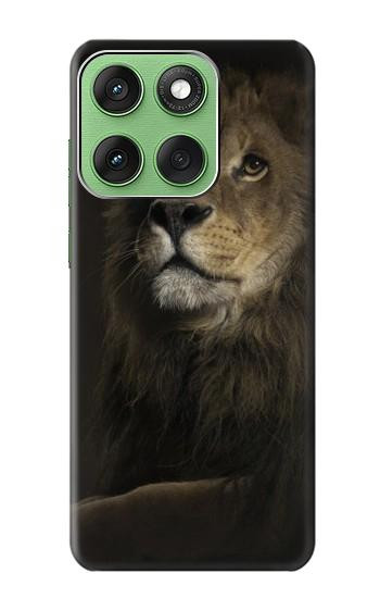 S0472 Lion Etui Coque Housse pour Motorola Edge 60