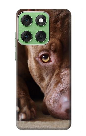 S0519 PitBull Visage Etui Coque Housse pour Motorola Edge 60