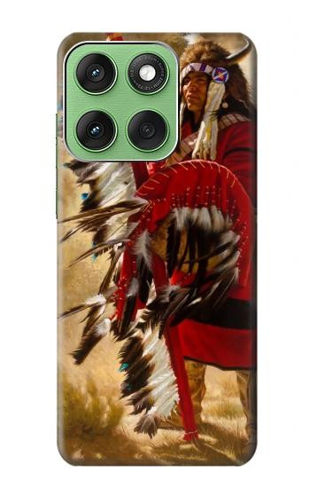 S0817 indien rouge Etui Coque Housse pour Motorola Edge 60