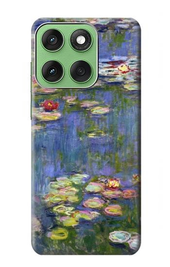 S0997 Claude Monet Nymphéas Etui Coque Housse pour Motorola Edge 60