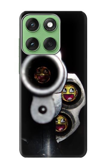 S1109 sourire pistolet Etui Coque Housse pour Motorola Edge 60