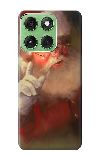 S1144 Noël Père Noël Etui Coque Housse pour Motorola Edge 60