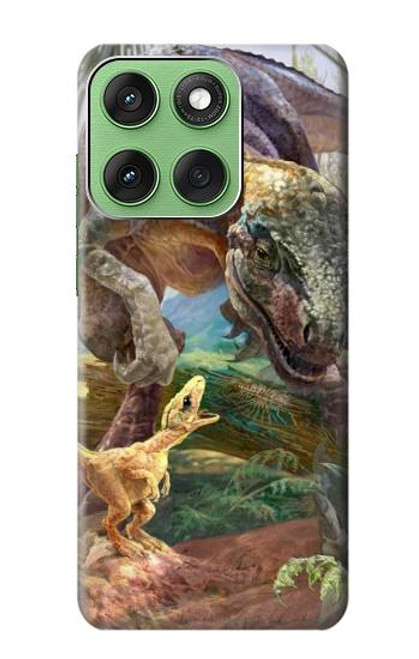 S1290 Dinosaures T-Rex Etui Coque Housse pour Motorola Edge 60