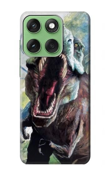 S1453 Dinosaur Trex Tyrannosaurus Rex Etui Coque Housse pour Motorola Edge 60