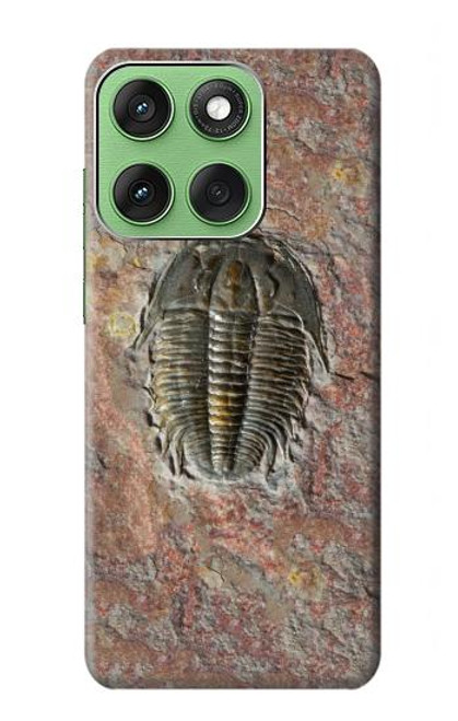 S1454 trilobite Fossile Etui Coque Housse pour Motorola Edge 60
