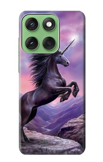 S1461 Licorne Fantaisie Cheval Etui Coque Housse pour Motorola Edge 60