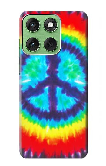 S1870 Tie Dye Paix Etui Coque Housse pour Motorola Edge 60