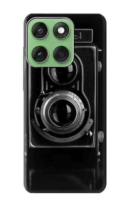 S1979 Caméra millésimé Etui Coque Housse pour Motorola Edge 60