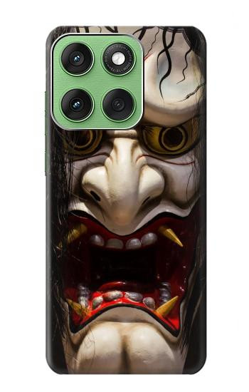S2112 Hannya Démon Masque Etui Coque Housse pour Motorola Edge 60