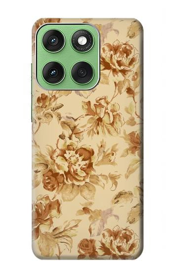 S2180 Motif Fleur Floral Millésime Etui Coque Housse pour Motorola Edge 60