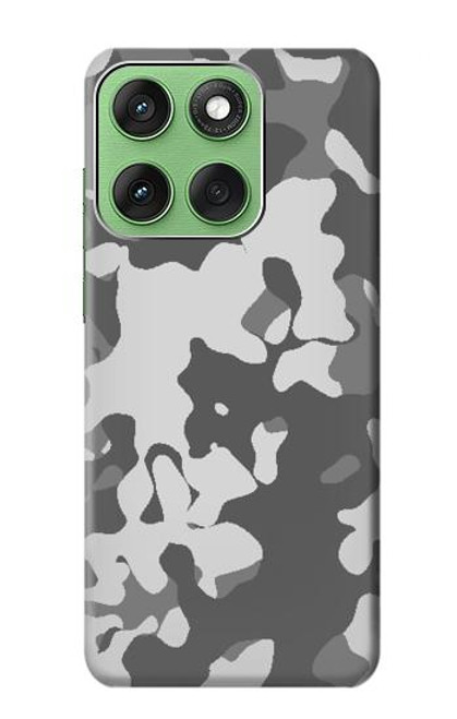 S2186 Gris Camo Camouflage Imprimé graphique Etui Coque Housse pour Motorola Edge 60