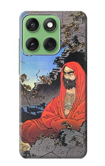 S2234 Maître Zen Bodhidharma Yoshitoshi Etui Coque Housse pour Motorola Edge 60