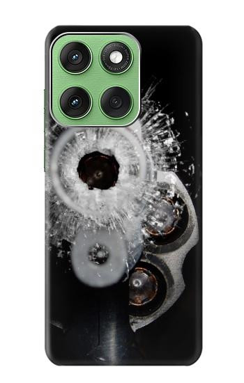 S2387 Verre bullet Trou Pistolet Etui Coque Housse pour Motorola Edge 60